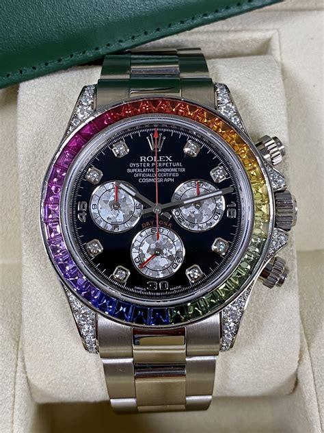 rolex daytona for sale new|rolex daytona rainbow cost.